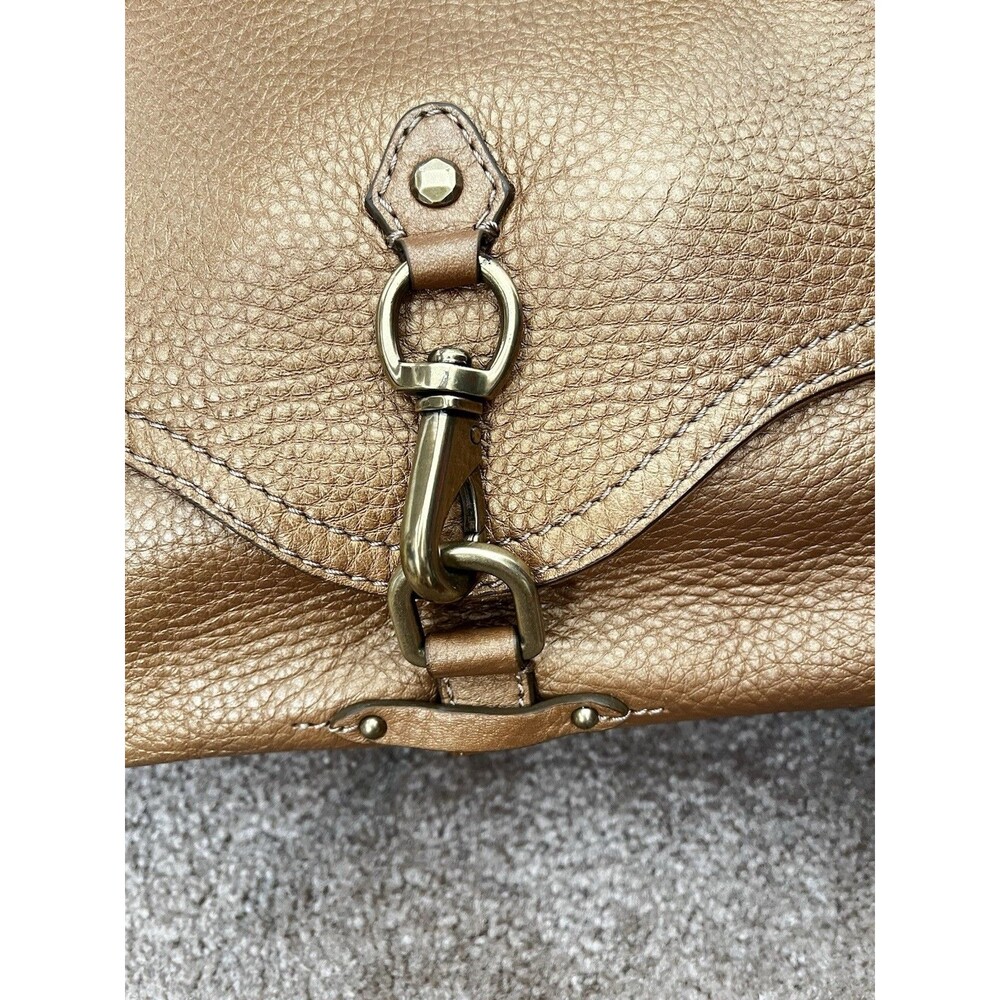Cole Haan leather satchel purse Brown Village Work Office Professional Business - Picture 3 of 13